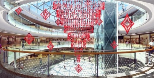 蘭山區中庭吊飾